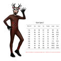 Hot  Adult Cosplay 99 Nights Forest Deer Outfit 3D Print Cosplay Costume Halloween Carnival Horror Game Dress Up Suit. 