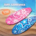 1 Pcs Surfboard Inflate, Inflatable Surfboard for Beach, Tropical and Luau Party Decorations, Inflatable Pool Toy, Beach Party I. 
