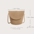 Straw Bag Women Woven Beach Crossbody Bag For Ladies Cute Shoulder Small Handbag. 