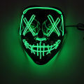 Halloween Neon Led Purge Mask Masque Masquerade Party Masks Light Grow in the Dark Horror Mask Glowing Masker. 