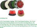 4 INCH OR Baby Angle Grinder Accessories Wood & Marble Cutting Flap Discs (Set of 10 Tools) Power & Hand Tool Kit. 