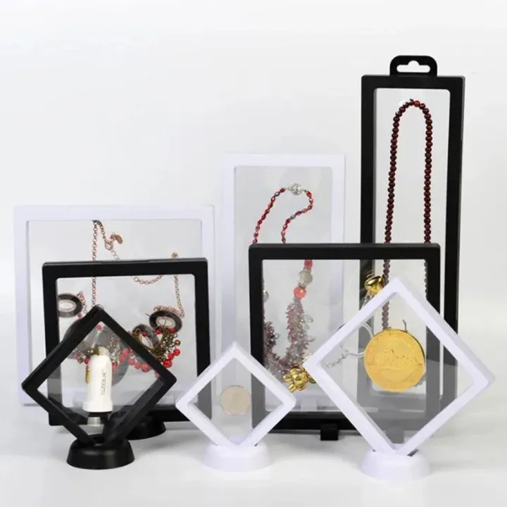 10PCS%20Jewelry%20Storage%20Box%203D%20Packaging%20Case%20Gemstone%20Floating%20Frame%20Membrane%20Ring%20Coin%20Display%20Case%20Necklace%20Display%20Holder%20-%20Image%203