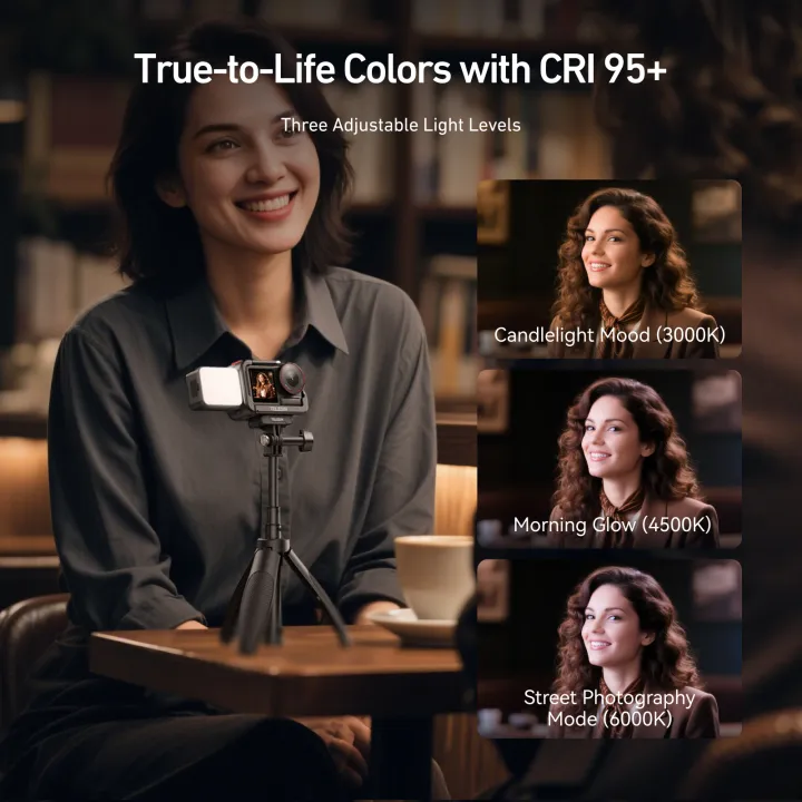 TELESIN%20Quick%20Release%20Fill%20Light%20Mini%20Waterproof%20Selfie%20Light%20For%20DJI%20OSMO%20Action%202%203%204%205pro%20Mini%20Selfie%20Light%20For%20Action%20Camera%20-%20Image%203