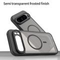 Fashion Matte Frosted Magnetic Phone Case for Google Pixel 10 9 Pro XL 8 7 A Pro Magnetic Charging Portable Wristband Back Cover.