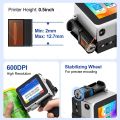 12.7mm Mini Inkjet Printer with Grips 28 Languages Coding Portable Machine for Plastic Text Label Batch Number Date Logo Print.