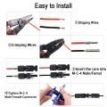 5 Pairs Solar Connectors Male/Female IP67 Waterproof Solar Panel Cable Connectors with Spanners. 