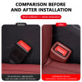 SEAMETAL Car Seat Belt Buckle Cover Anti Scratch Seatbelt Button Protector Seat Belt Protection Cover Car Interior Accessories. 
