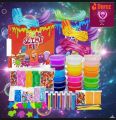 Jumbo Slime Activity Kit – 24 Slime Cups + 12 Glitter Bottles + 10 Orbeez Animals & 500 Orbeez Balls + 3 Clay Mitti Pieces + 10 Ice-Cream Sticks + 50 Water Balloons + 3 Foam Clay | China Matti DIY Craft & Sensory Play Set for Kids (Box Not Included) 4). 