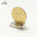Removable Golf Ball Marker Year of the Golden Dragon With Magnetic Hat Cap Clips For Golfer Boys Girl Alloy Marker.