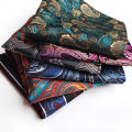 41 Colors 25*25cm Men's Business Suits Pocket Square Handkerchiefs for Wedding Paisley Dot Stripes Hankies Mens Pocket Towel.