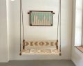 wooden antique hanging swing Hanging swing hand made antique swing A+ quality finished with varnish. 