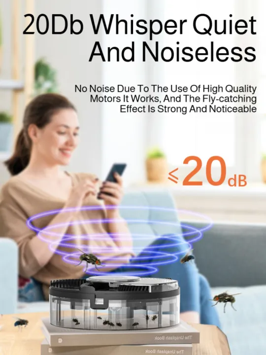 Fly Stop Machine Household Automatic Fly Trap Buster Silent Automatic Fly Trap Fly ...