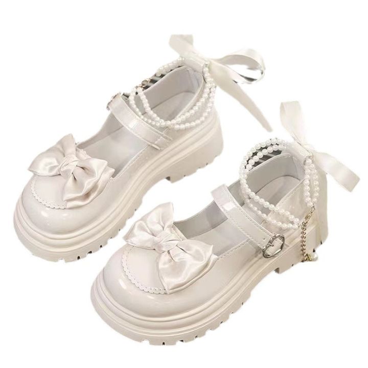 Lolita%20Shoes%20Heart%20Buckle%20Women%20Sweet%20Bow%20Pearl%20Chain%20Mary%20Janes%20Shoes%20Woman%20PU%20Leather%20Thick%20Bottom%20Party%20Pumps%20Mujer%20Zapatos%20-%20Image%205