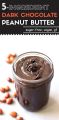 Dark Chocolate Peanut Butter Spread  (Organic/Homemade). 