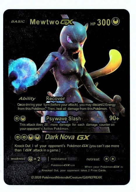 Retailer Pokemon Mewtwo GX