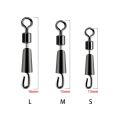 30/50PCS Bearing Swivels Ball Bearing Swivel Solid Rings Fishing Connector Ocean Boat Quick Fast Link Connector. 