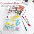 Transparent Plastic Clipboards Bulk Acrylic Clear Clip boards with Low Profile Metal Clip Board 12.5 x 9 Inch Letter Size Clipboard Class Set for Classroom with Hanging Hook. 