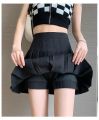 New Pleated Skirt for 2025 Womens Mini Skirts Japanese School High Waist Kawaii Cute Grey Plaid Skirt Uniform Harajuku Jupe.