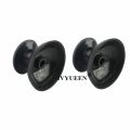 IVYUEEN 6 PCS Black Replacement 3D Analog Thumb Stick for PlayStation 3 PS3 Controller Joystick Mushroom Cap Grip for Dualshock3.