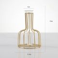 INS Style Nordic Transparent Glass Vase Ornaments Home Creative Simple Living Room Dried Flower Arranger Decoration. 