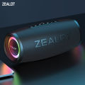 ZEALOT-S56 Bluetooth Speaker 40W Output Power Bluetooth Speaker with Excellent Bass Performace IPX6 Waterproof Camping Outdoor. 