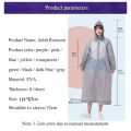 1pc Hooded Rain Coat Women Men Impermeable Thickened Waterproof Tourism Outdoor Hiking Rain Poncho Outdoor Products.