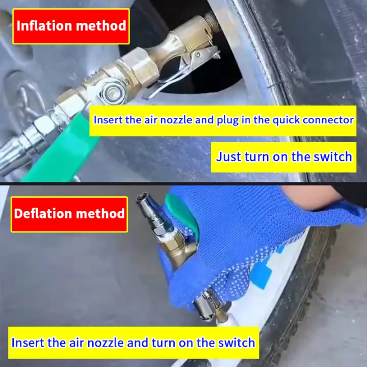 Efficient%20Tire%20Inflation%20Nozzle%20Chuck%20Quick%20with%20Lock,%20Suitable%20for%20Car%20&%20SUV%20Air%20Compressor%20Adapter%20-%20Image%204