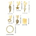 45pcs Alloy Braid Hair Ring Dreadlock Hair Ring - Hippie Style Hair Accessories Loc Hair Jewelry for Braids for Girls and Women. 