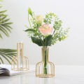 INS Style Nordic Transparent Glass Vase Ornaments Home Creative Simple Living Room Dried Flower Arranger Decoration. 