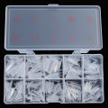 500pc/Box Half Cover Stiletto Fake Nails Acrylic Clear Short French Artificial Press On False Nail Tips DIY Manicure Salon Tools. 