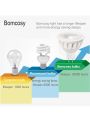 BOMCOSY LED BLUB 5.3 BASS 5W 6000K NON DIMMABLE AC/DC 12V GOOD PRACTICABILITY GOOD HEAT DISSIPATION ENERGY SAVING LIGHTING LASTING QUALITY ASSURANCE LONG LIFESPAN. 