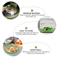 Microwave Cover Splatter-Proof Microwave Guard Cover Clear Microwave Plate Cover with Handle Kitchen Cooking Lid for Vegetables. 