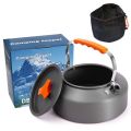 Camping Water Kettle Lightweight Aluminium Alloy Teapot for Outdoor Tourism Cookware Travel Hiking Picnic Tableware.
