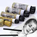 Maries Charcoal Strip Cotton Willow Carbon Rod Art Special Soft Charcoal Sketch Pencil Supplies For Practice. 