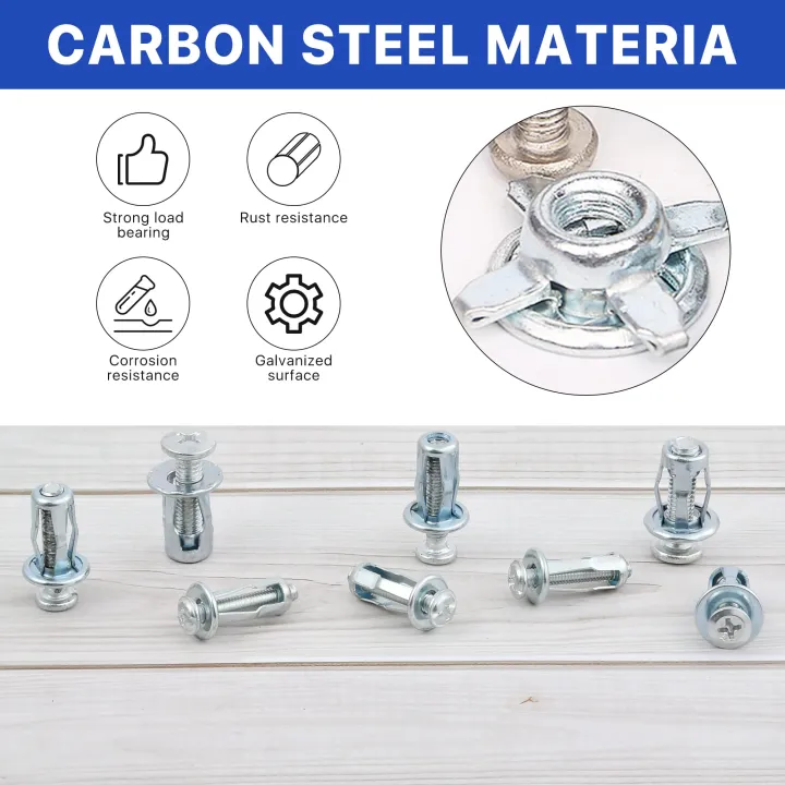 30pcs%20M4M5M6Jack%20Nuts%20Screw%20Petal%20Screw%20Anchors%20Petal%20Expansion%20Plugs%20for%20Curtain%20Expansion%20Clamp%20Petal%20Rivet%20Lock%20Jack%20Nut%20Bolt%20-%20Image%207