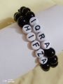 beats bracelet, customized beat bracelet, name bracelet for couples, friends , customized name bracelet. 