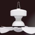 အားသွင်းချိတ်ပန်ကာ Rechargeable AC/DC Mini Ceiling Fan with LED Lights. 