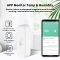 Tuya WiFi Temperature and Humidity Sensor For Smart Home Thermometer Hygrometer APP Remote Control Work with Yandex Alexa. 