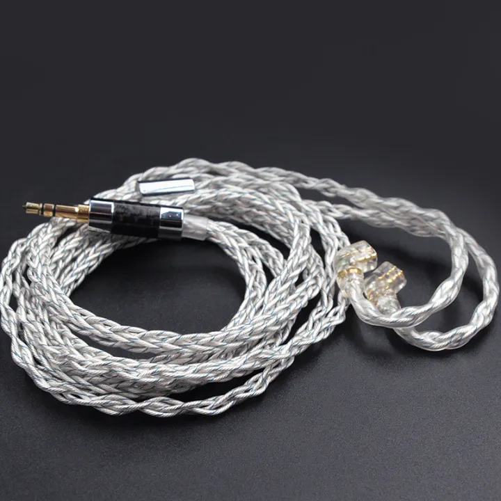 KZ%208%20Core%20Silver%20Blue%20Cable%20Hybrid%20784%20cores%20Silver%20plated%20Upgrade%20Cable%20Earphones%20Wire%20For%20KZ%20EDXPRO%20ZS10PRO%20Decet%20PRX%20ZAR%20-%20Image%205