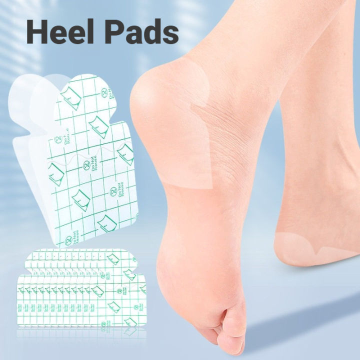 Invisible No Glue Heel Cushion Stickers Soft Breathable Foot Pads For Dry Cracked Heels For Men Women Daily Foot Care Use