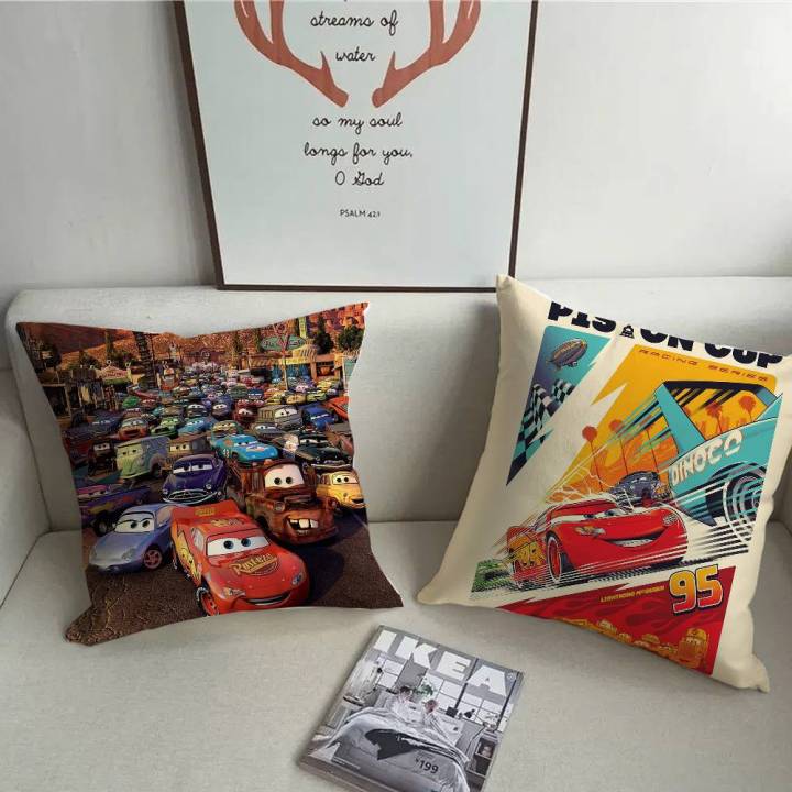 1PC%20Cartoon%20Cars%20Movie%20Lightning%20Mc%20Queen%20Pillow%20Case%20Square%20%20Bedroom%20Sofa%20Leisure%20Comfort%20Cushion%20Car%20Home%20Decoration%20-%20Image%204