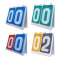 Multi Sports Scoreboard 2 Digit Durable Flip Score Board Score Counter for Games Basketball Volleyball Soccer Badminton. 
