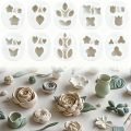 10Pcs Mini Flower Leaf Butterfly Micro Polymer Clay Cutters Set Tiny Jewelry Making Tools for Earrings Clay Molds.
