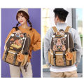 Kawaii Capybara Stylish Khaki Kid Backpack School Bag Casual Daypack Teens Boy Girl Shoulder Bag Children Schoolbag Backpack .