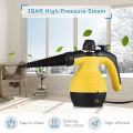 Handheld Steam Cleaner for Home 1050W High Temperature Pressurized Steam Cleaning Machine with 9PCS Accessory Steamers. 