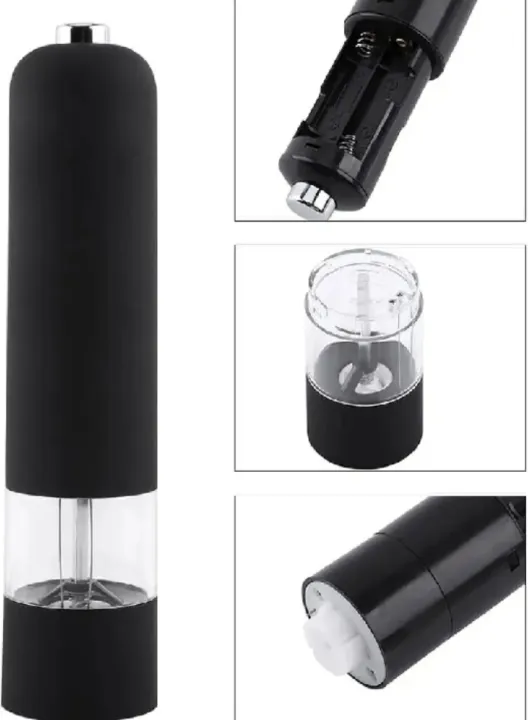Electric%20Pepper%20Grinder%20and%20Salt%20Mill-%20Battery%20Operated%20One-Handed%20Spice%20Dispenser%20&%20Adjustable%20Coarseness-%20Premium%20Kitchen%20Upgrade%20w%20Strong%20Ceramic%20Blades%20-Matte%20Black,%20Batteries%20Not%20Included.%20-%20Image%203