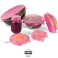 . Silicone Lids - Pack of 6 | BPA-Free, Stretchable & Reusable | Airtight Seal for Bowls, Containers, Jars | Food-Grade, Eco-Friendly & Leak-Proof Covers | Microwave & Freezer Safe | Universal Fit for Round & Square Dishes | Best Kitchen Accessory   2. Si. 