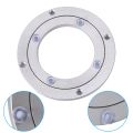 1Pc Heavy Duty Aluminium Alloy Rotating Bearing Plate Turntable Round Dining Table Bearings Swivel Plate 4in/6in/8in/10in.
