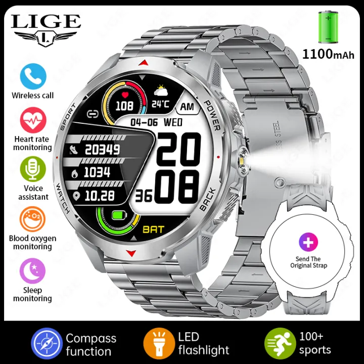LIGE%201100mAh%20Battery%20Smart%20Watches%20For%20Man%20Outdoor%20Sport%20LED%20Flashlight%20Compass%20Men%E2%80%99s%20Smartwatch%20Bluetooth%20Call%20Men%202026%20Watches%20-%20Image%207