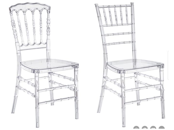 Acrylic Chairs Wedding Crystal Imported